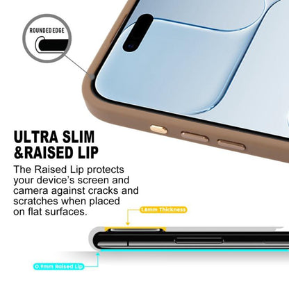 For iPhone Air GEBEI Jazz Series Skin Feel Frosted MagSafe Phone Case(Brown) by GEBEI