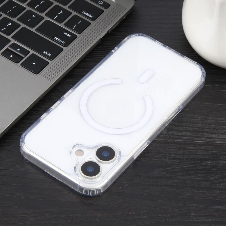 For iPhone 17 GEBEI Jazz Series MagSafe Clear Acrylic Phone Case(Transparent) by GEBEI