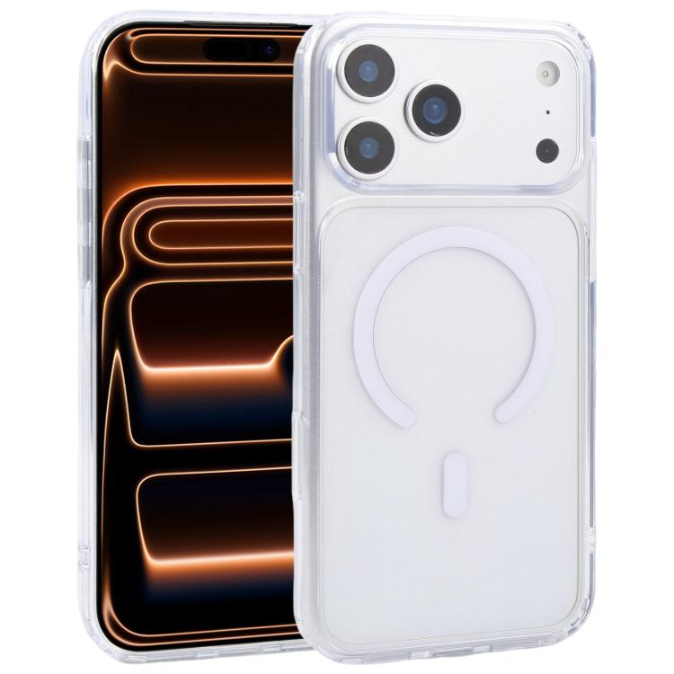 For iPhone 17 Pro GEBEI Jazz Series MagSafe Clear Acrylic Phone Case(Transparent) by GEBEI