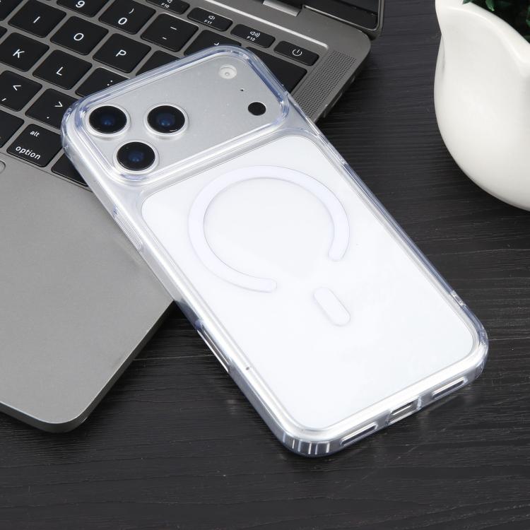 For iPhone 17 Pro GEBEI Jazz Series MagSafe Clear Acrylic Phone Case(Transparent) by GEBEI