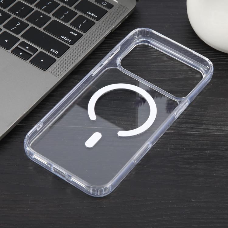 For iPhone 17 Pro Max GEBEI Jazz Series MagSafe Clear Acrylic Phone Case(Transparent) by GEBEI