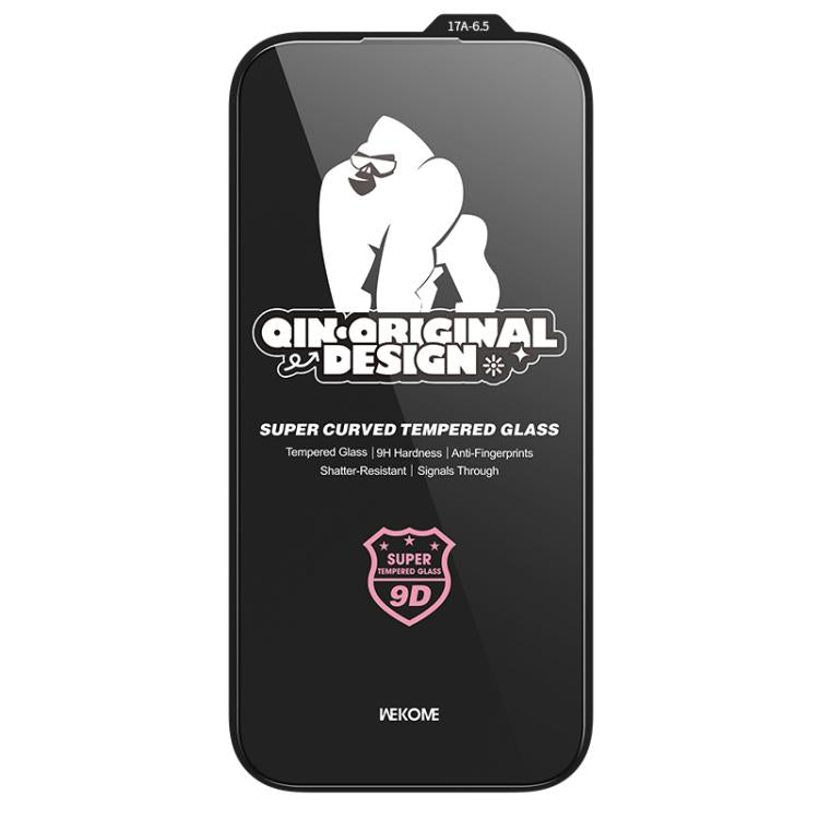 For iPhone Air WK WTP-120 Qin Series 9D Curved Large Arc HD Tempered Glass Film by WK