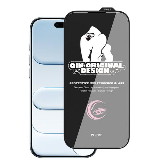 For iPhone Air WK WTP-130 Qin-Original Design 9D Curved Anti-lridescence Eye-Caring HD Tempered Glass Film by WK