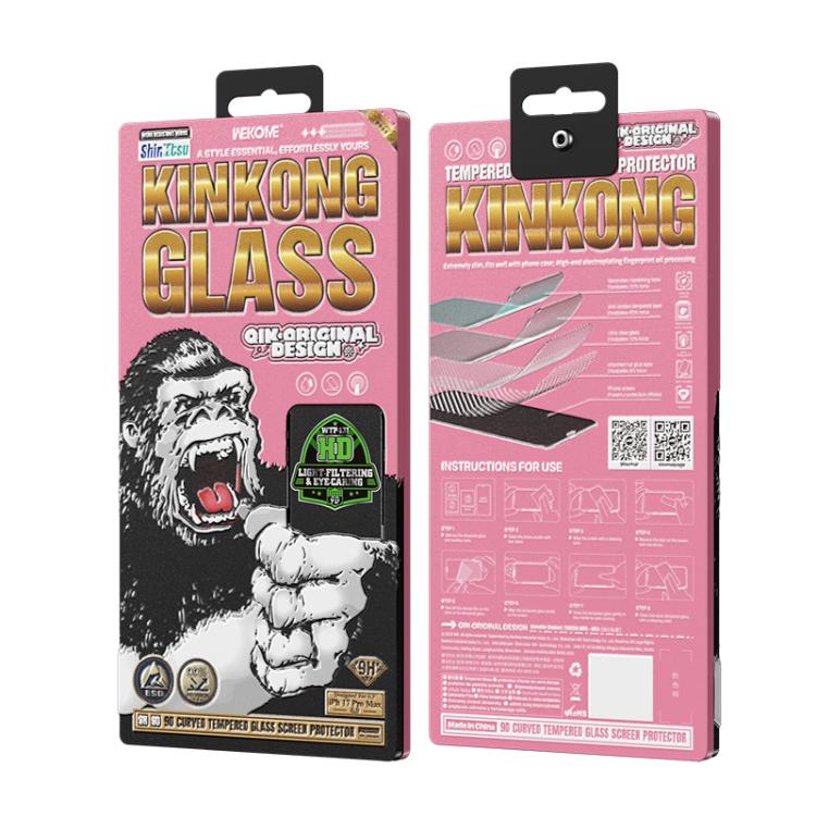 For iPhone Air WK WTP-131 Qin Series 9D Curved Light-Filtering Eye-Caring HD Tempered Glass Film by WK