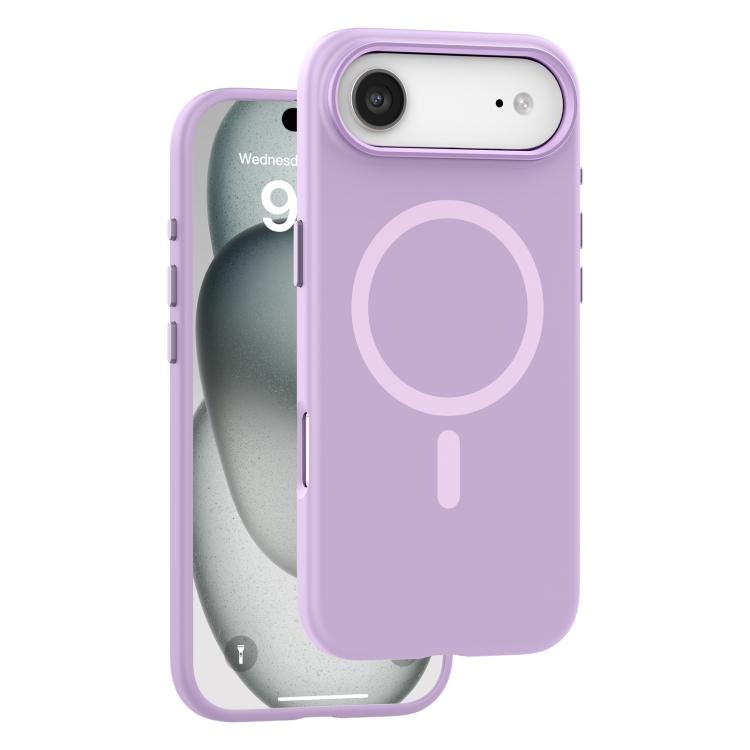 For iPhone Air Mutural Karen Series Liquid Silicone MagSafe Phone Case(Purple) by Mutural