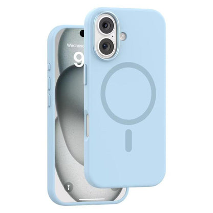For iPhone 17 Mutural Karen Series Liquid Silicone MagSafe Phone Case(Sky Blue) by Mutural