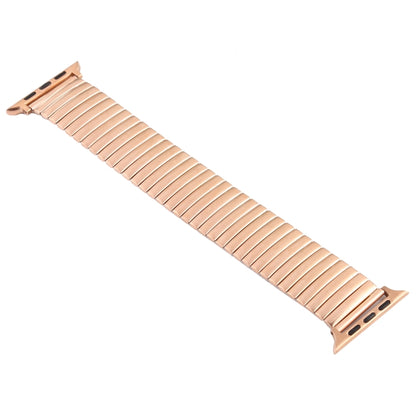 Elastic Aluminum Watch Band For Apple Watch Series 7 41mm / 6 & SE & 5 & 4 40mm / 3 & 2 & 1 38mm(Rose Gold) by bashfashion