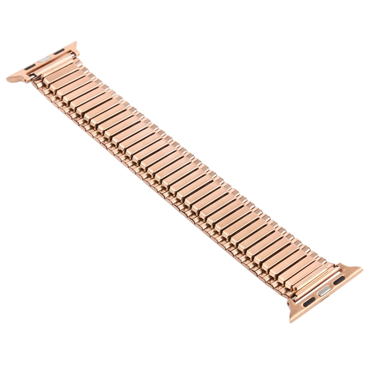 Elastic Aluminum Watch Band For Apple Watch Series 7 41mm / 6 & SE & 5 & 4 40mm / 3 & 2 & 1 38mm(Rose Gold) by bashfashion