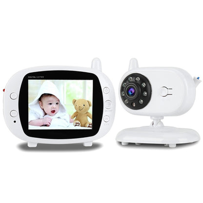 BM-850 3.5 inch LCD 2.4GHz Wireless Surveillance Camera Baby Monitor with 8-IR LED Night Vision, Two Way Voice Talk(White) by bashfashion