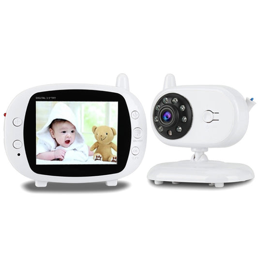 BM-850 3.5 inch LCD 2.4GHz Wireless Surveillance Camera Baby Monitor with 8-IR LED Night Vision, Two Way Voice Talk(White) by bashfashion