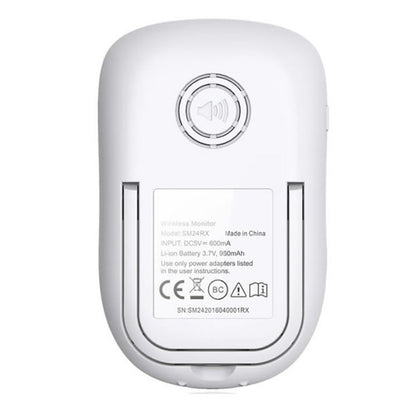 BM-SM24 2.4 inch LCD 2.4GHz Wireless Surveillance Camera Baby Monitor with 8-IR LED Night Vision, Two Way Voice Talk(White) by bashfashion