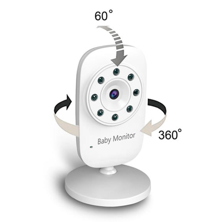 BM-SM24 2.4 inch LCD 2.4GHz Wireless Surveillance Camera Baby Monitor with 8-IR LED Night Vision, Two Way Voice Talk(White) by bashfashion
