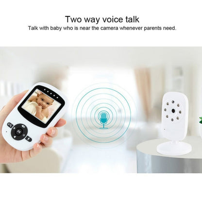 BM-SM24 2.4 inch LCD 2.4GHz Wireless Surveillance Camera Baby Monitor with 8-IR LED Night Vision, Two Way Voice Talk(White) by bashfashion