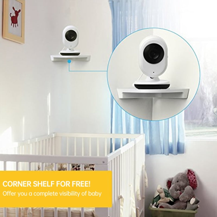BM-SP820 2.4 inch LCD 2.4GHz Wireless Surveillance Camera Baby Monitor with 7-IR LED Night Vision, Two Way Voice Talk(White) by bashfashion
