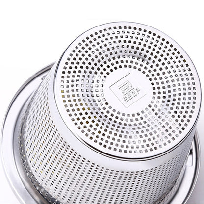 Stainless Steel Locking Spice Tea Strainer Mesh Infuser Tea Ball Filter, Large Size: 8 x 8cm by bashfashion