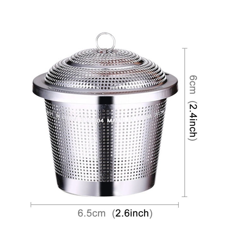 Stainless Steel Locking Spice Tea Strainer Mesh Infuser Tea Ball Filter, Middle Size: 6.5 x 6cm by bashfashion