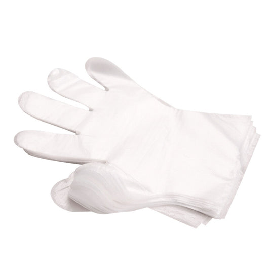 100 PCS Disposable PVC Examination Gloves Household Transparent Touchable Protective Gloves, Size: S by bashfashion