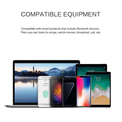 Air Twins TWS1 Bluetooth V5.0 Wireless Stereo Earphones with Magnetic Charging Box(Black) by bashfashion