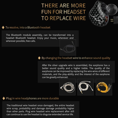 KZ ZST Circle Iron In-ear Mega Bass MP3 Dual Unit Earphone without Microphone (Colour) by KZ