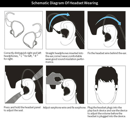 KZ ZST Circle Iron In-ear Mega Bass MP3 Dual Unit Earphone without Microphone (Carbon Fiber Black) by KZ