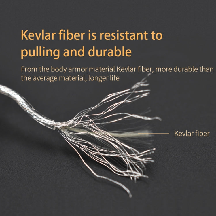 KZ B 8 Pin Oxygen-free Copper Silver Plated Upgrade Cable for KZ ZST / ES4 / ZS10 / AS10 / BA10 Earphones(White) by KZ