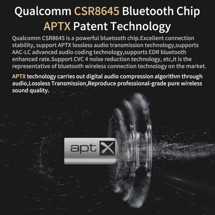 KZ Waterproof High Fidelity Bluetooth Upgrade Cable for KZ ZST / ZS10 / ES4 / ES3 / ZSR Earphones(Black) by KZ