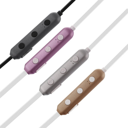 BT-900 Bluetooth 4.2 Hanging Neck Design Bluetooth Headset, Support Music Play & Switching & Volume Control & Answer(Rose Gold) by bashfashion