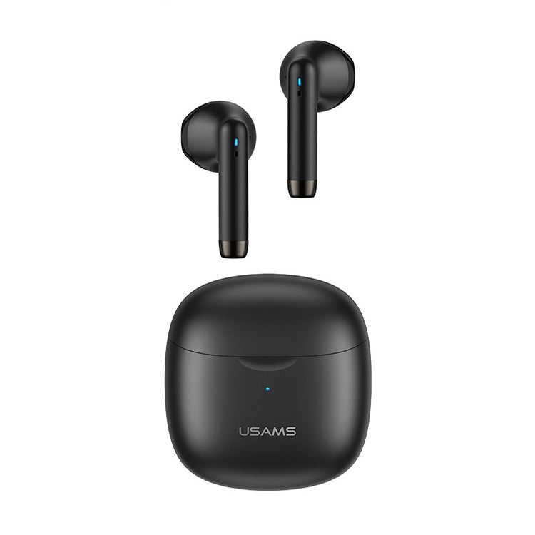 USAMS-IA04 Zero Sense Series Wireless Bluetooth 5.0 Mini TWS Earphone with Charging Box (Black) by USAMS