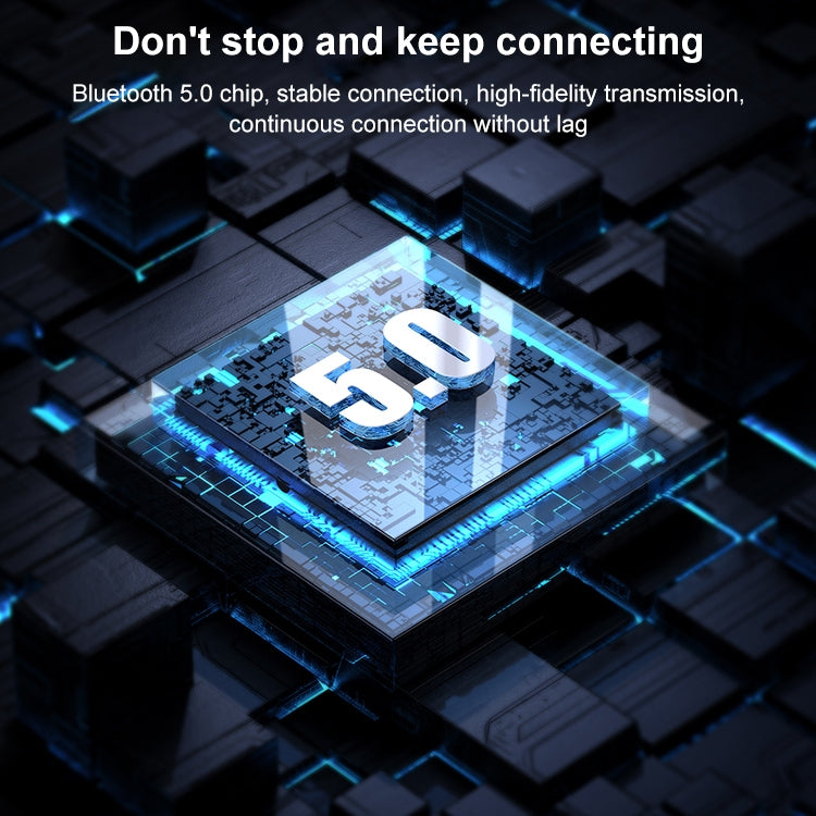 USAMS-IA04 Zero Sense Series Wireless Bluetooth 5.0 Mini TWS Earphone with Charging Box (Black) by USAMS