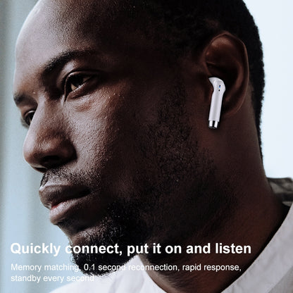 USAMS-IA04 Zero Sense Series Wireless Bluetooth 5.0 Mini TWS Earphone with Charging Box (Black) by USAMS