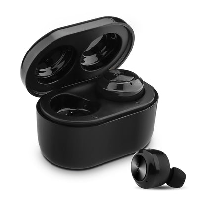 BTH-A6 Wireless Bluetooth 5.0 Earphone with Magnetic Charging Box (Black) by bashfashion