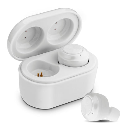 BTH-A6 Wireless Bluetooth 5.0 Earphone with Magnetic Charging Box (White) by bashfashion