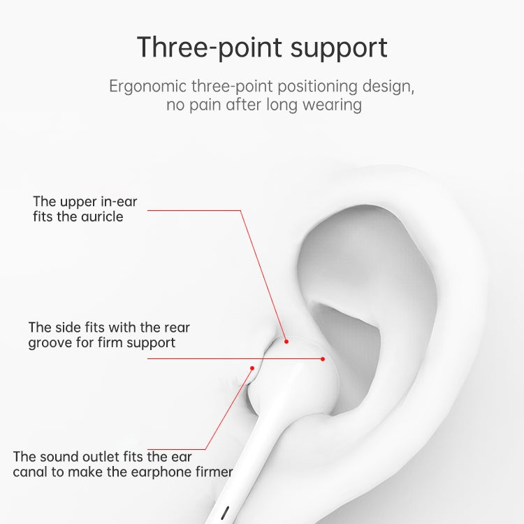 8 Pin Plug Wired Earphone, Support Calls and Music, Cable Lengrh: 1.2m by bashfashion