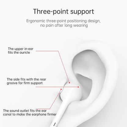 8 Pin Plug Wired Earphone, Support Calls and Music, Cable Lengrh: 1.2m by bashfashion