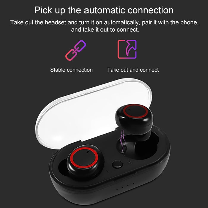 BTH-K08 TWS V5.0 Wireless Stereo Bluetooth Headset with Charging Case by bashfashion