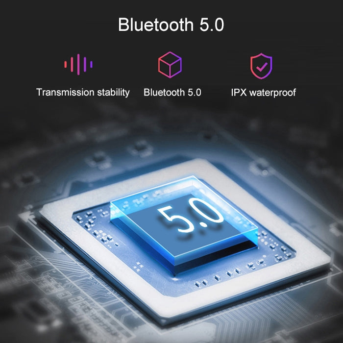 BTH-K08 TWS V5.0 Wireless Stereo Bluetooth Headset with Charging Case by bashfashion