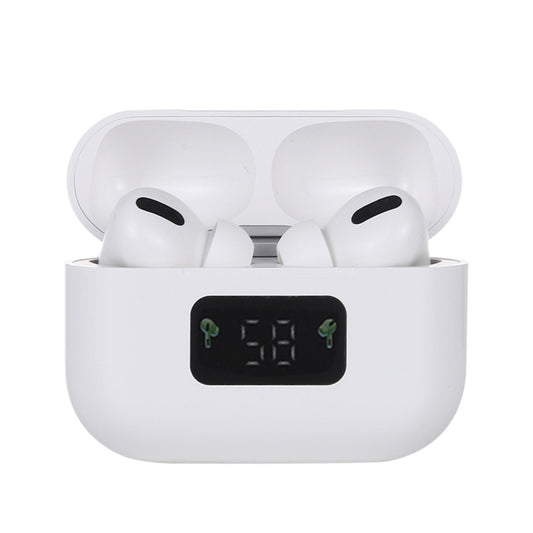 i58 TWS Bluetooth 5.0 Touch Wireless Bluetooth Earphone for IOS System Equipment, with Magnetic Attraction Charging Box & Smart Digital Display, Support Siri(White) by bashfashion