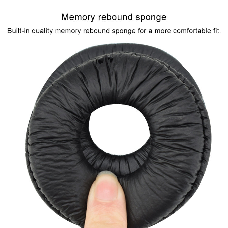 2pcs Sponge Headphone Protective Case for Sony MDR-ZX110 / ZX100 / ZX300 / V150 / V300(White) by bashfashion