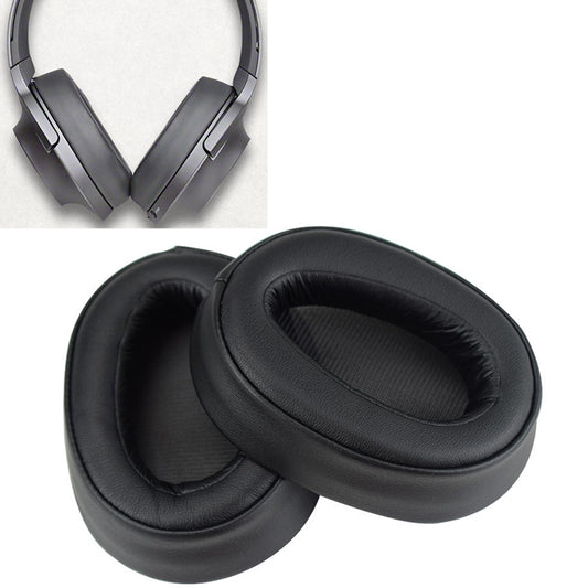 2pcs Sponge Headphone Protective Case for Sony MDR-100ABN / WH-H900N(Black) by bashfashion