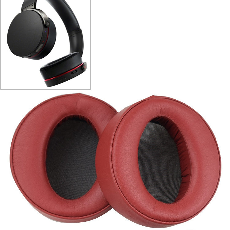 2pcs Sponge Headphone Protective Case for Sony MDR-XB950BT / MDR-XB950B1(Red) by bashfashion