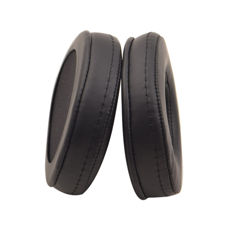 2 PCS For Skullcandy / HESH 2.0 HESH Thickened Earphone Cushion Cover Earmuffs Replacement Earpads with White Thread Sewing(Black) by bashfashion