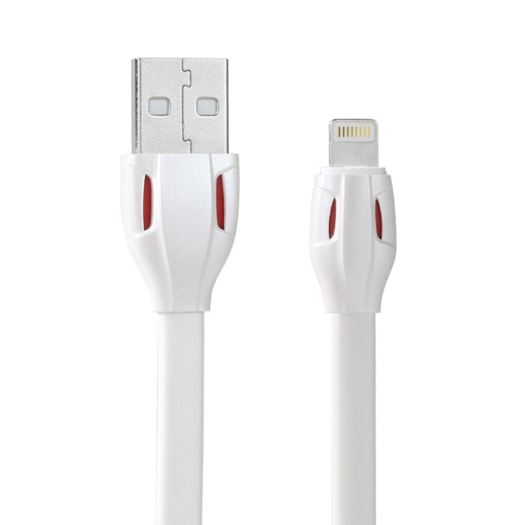 REMAX RC-035i Laser Series 1m 2.1A 8 Pin to USB Data Sync Charger Cable with LED Indicator(White) by REMAX