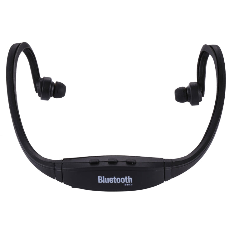 BS19 Life Sweatproof Stereo Wireless Sports Bluetooth Earbud Earphone In-ear Headphone Headset with Hands Free Call, For Smart Phones & iPad & Laptop & Notebook & MP3 or Other Bluetooth Audio Devices(Black) by bashfashion