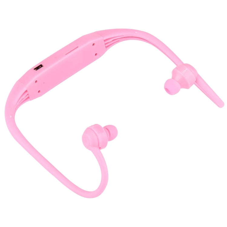 506 Life Waterproof Sweatproof Stereo Wireless Sports Earbud Earphone In-ear Headphone Headset with Micro SD Card Slot, For Smart Phones & iPad & Laptop & Notebook & MP3 or Other Audio Devices, Maximum SD Card Storage: 8GB(Pink) by bashfashion