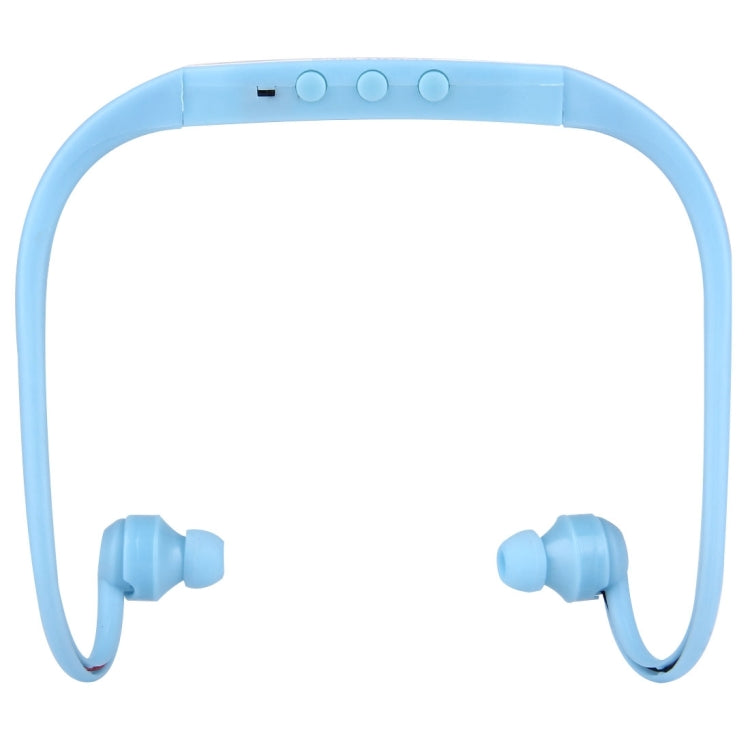 506 Life Waterproof Sweatproof Stereo Wireless Sports Earbud Earphone In-ear Headphone Headset with Micro SD Card Slot, For Smart Phones & iPad & Laptop & Notebook & MP3 or Other Audio Devices, Maximum SD Card Storage: 8GB(Blue) by bashfashion