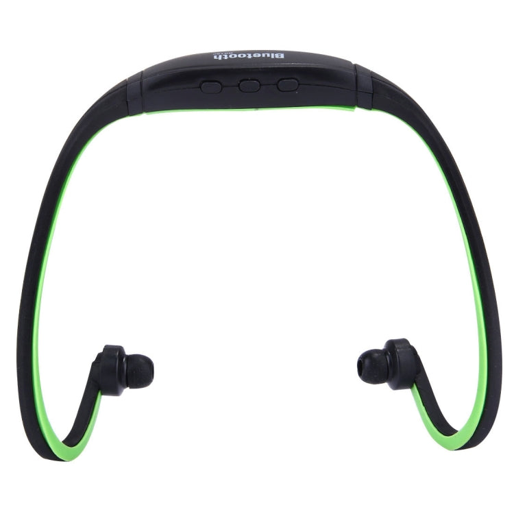 BS19C Life Waterproof Stereo Wireless Sports Bluetooth In-ear Headphone Headset with Micro SD Card Slot & Hands Free, For Smart Phones & iPad or Other Bluetooth Audio Devices(Green) by bashfashion
