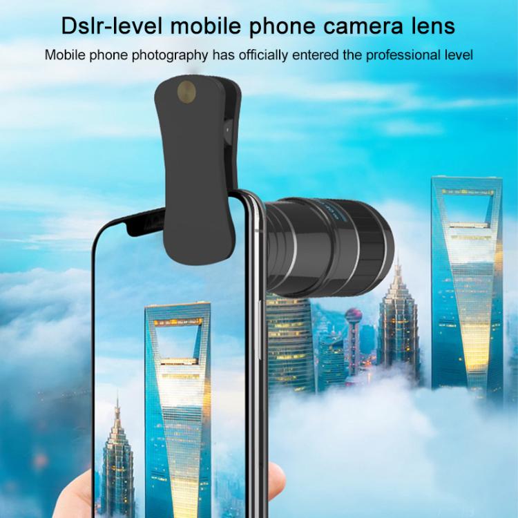 HAUTIK HK-002 5 in 1 180 Degree Fisheye Lens + 0.65X Macro & Wide Lens + 12X Telephoto Lens + Star Line Lens Kits by Hautik