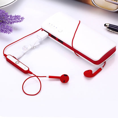 BT-10 Wireless Bluetooth Ear Headphone Sports Headset with Microphones, for Smartphone, Built-in Bluetooth Wireless Transmission, Transmission Distance: within 10m(Red) by bashfashion