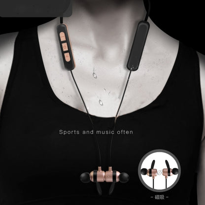 BT-KDK58 In-Ear Wire Control Sport Magnetic Suction Wireless Bluetooth Earphones with Mic, Support Handfree Call, For iPad, iPhone, Galaxy, Huawei, Xiaomi, LG, HTC and Other Smart Phones(Blue) by bashfashion