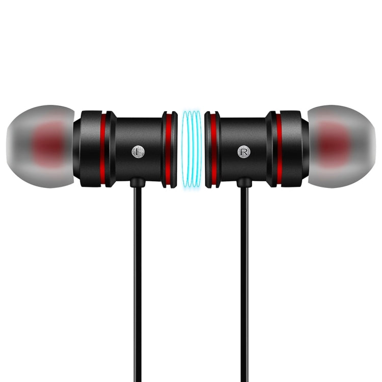 BTH-828 Magnetic In-Ear Sport Wireless Bluetooth V4.1 Stereo Waterproof Earbuds Earphone with Mic, for iPhone, Samsung, HTC, LG, Sony and other Smartphones by bashfashion